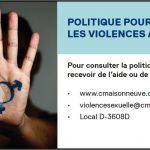 bandeau plan de cours contre violences