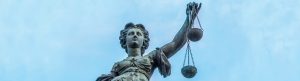 Statue de la justice. Image représentant les sciences humaines, Justice et société.